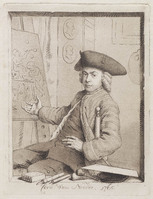 KG 07365
<br/>
Zelfportret Cornelis van Noorde
<br/>
<em>Noorde, Cornelis van (1731-1795)</em>
